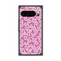 Premium Square Case with Pixelsnap［ Karakusa Pattern - Pink ］