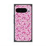 Premium Square Case with Pixelsnap［ Karakusa Pattern - Pink ］