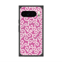 Premium Square Case with Pixelsnap［ Karakusa Pattern - Pink ］