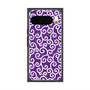 Premium Square Case with Pixelsnap［ Karakusa Pattern - Purple ］