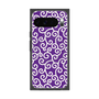 Premium Square Case with Pixelsnap［ Karakusa Pattern - Purple ］