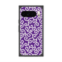 Premium Square Case with Pixelsnap［ Karakusa Pattern - Purple ］