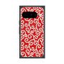 Premium Square Case with Pixelsnap［ Karakusa Pattern - Red ］
