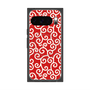 Premium Square Case with Pixelsnap［ Karakusa Pattern - Red ］