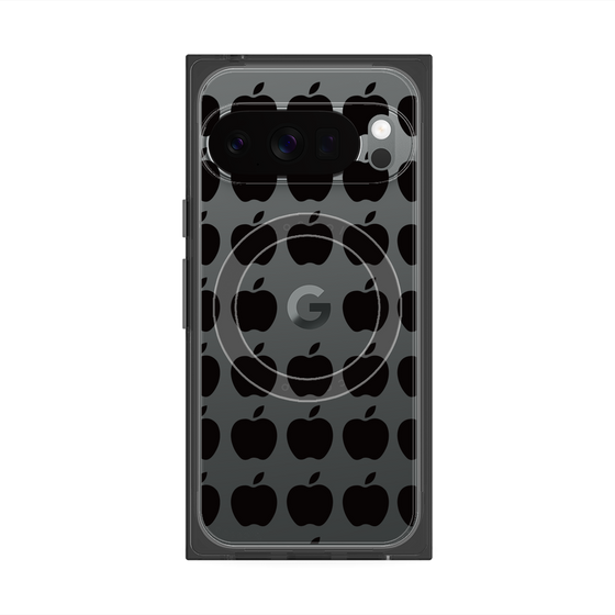 Premium Square Case with Pixelsnap［ Apple - Black ］