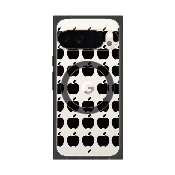 Premium Square Case with Pixelsnap［ Apple - Black ］