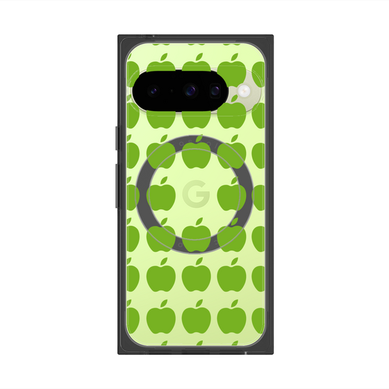 Premium Square Case with Pixelsnap［ Apple - Green ］