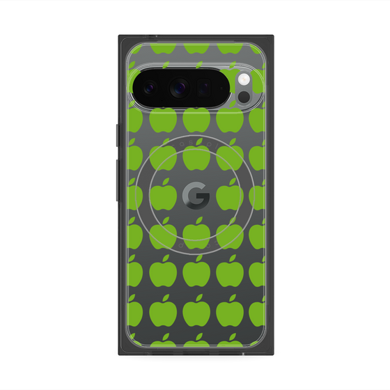Premium Square Case with Pixelsnap［ Apple - Green ］