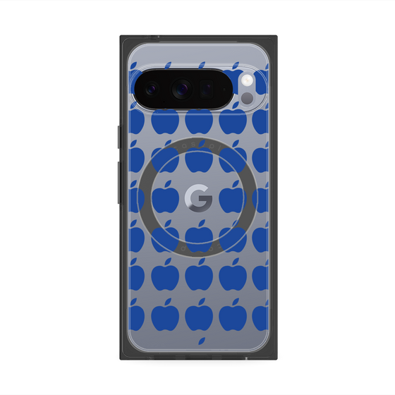 Premium Square Case with Pixelsnap［ Apple - Blue ］