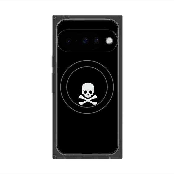Premium Square Case with Pixelsnap［ Skull - Black ］