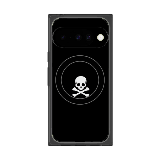 Premium Square Case with Pixelsnap［ Skull - Black ］
