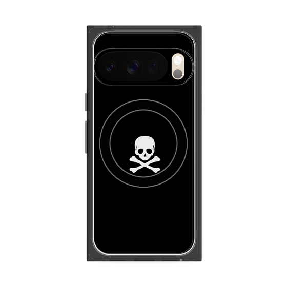 Premium Square Case with Pixelsnap［ Skull - Black ］