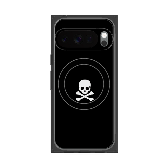 Premium Square Case with Pixelsnap［ Skull - Black ］