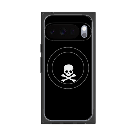 Premium Square Case with Pixelsnap［ Skull - Black ］