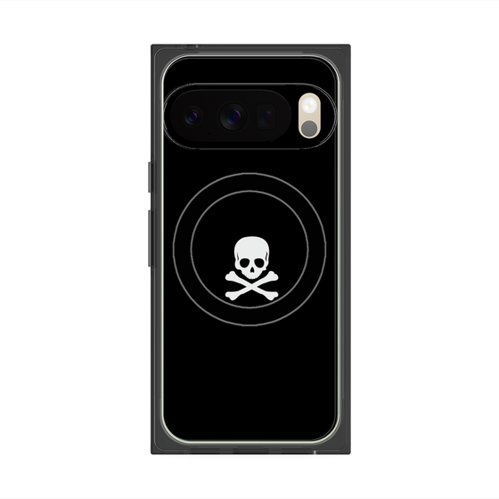 Premium Square Case with Pixelsnap［ Skull - Black ］