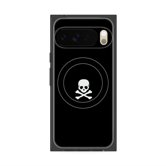 Premium Square Case with Pixelsnap［ Skull - Black ］