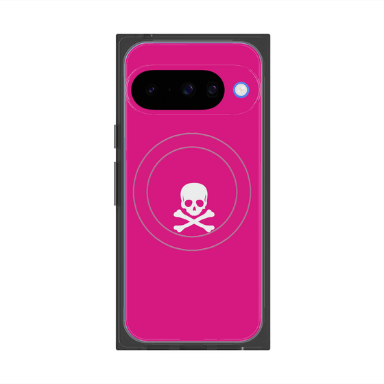 Premium Square Case with Pixelsnap［ Skull - Pink ］