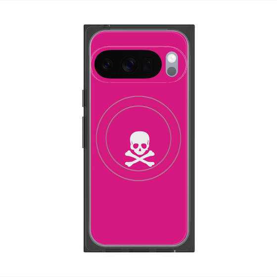 Premium Square Case with Pixelsnap［ Skull - Pink ］