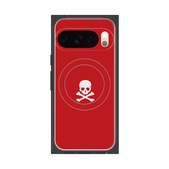 Premium Square Case with Pixelsnap［ Skull - Red ］