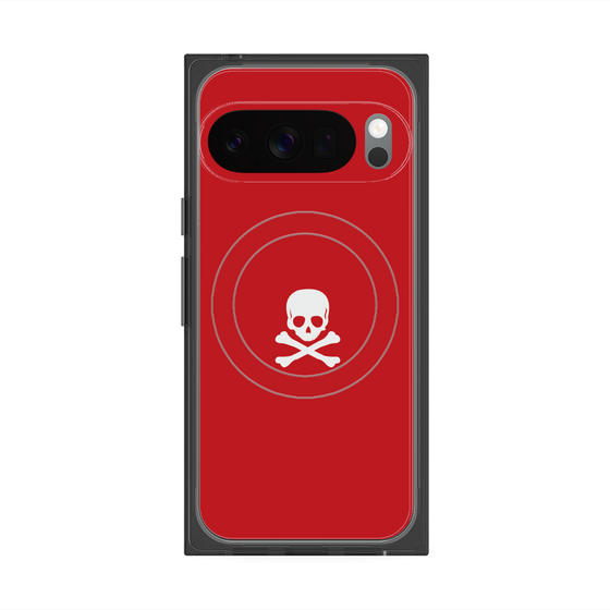 Premium Square Case with Pixelsnap［ Skull - Red ］