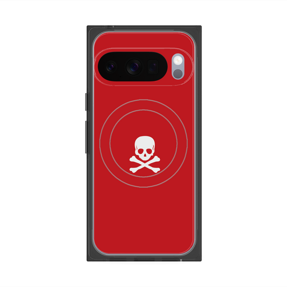 Premium Square Case with Pixelsnap［ Skull - Red ］