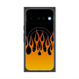 Premium Square Case with Pixelsnap［ Flame - Orange ］