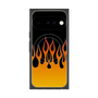 Premium Square Case with Pixelsnap［ Flame - Orange ］