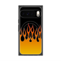 Premium Square Case with Pixelsnap［ Flame - Orange ］