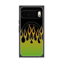 Premium Square Case with Pixelsnap［ Flame - Green ］