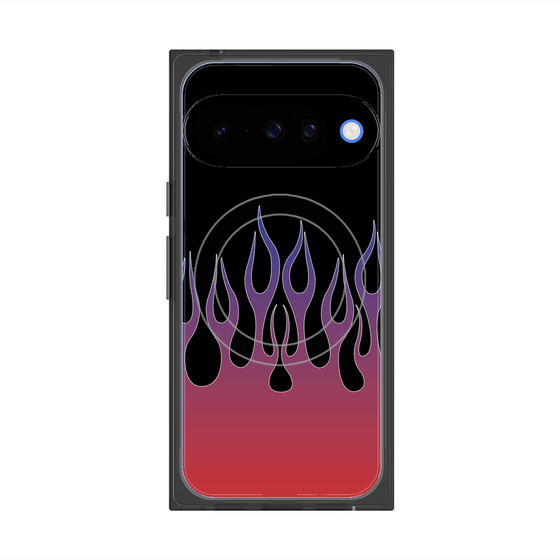 Premium Square Case with Pixelsnap［ Flame - Red ］