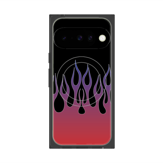 Premium Square Case with Pixelsnap［ Flame - Red ］