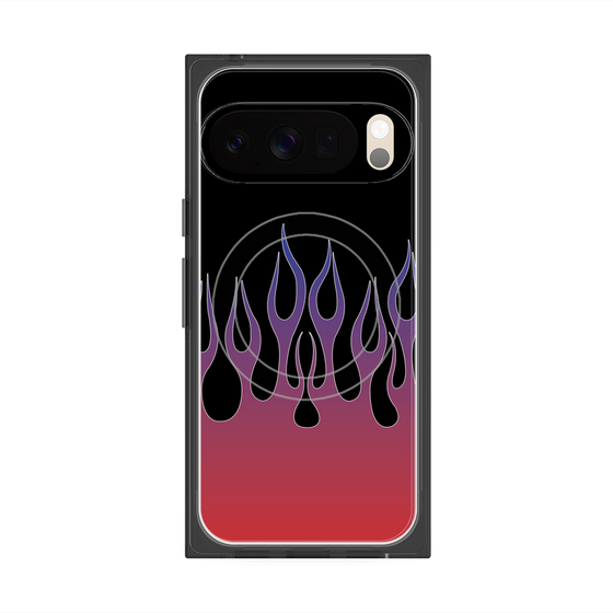 Premium Square Case with Pixelsnap［ Flame - Red ］