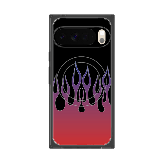 Premium Square Case with Pixelsnap［ Flame - Red ］