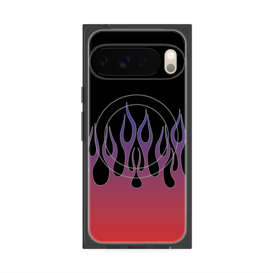 Premium Square Case with Pixelsnap［ Flame - Red ］