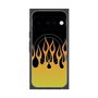 Premium Square Case with Pixelsnap［ Flame - Yellow ］