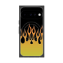 Premium Square Case with Pixelsnap［ Flame - Yellow ］