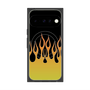 Premium Square Case with Pixelsnap［ Flame - Yellow ］