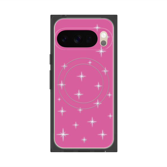Premium Square Case with Pixelsnap［ Glitter - Pink ］