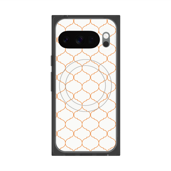 Premium Square Case with Pixelsnap［ Moroccan1 -Orange ］