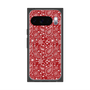 Premium Square Case with Pixelsnap［ Paisley - Red ］