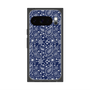 Premium Square Case with Pixelsnap［ Paisley - Blue ］