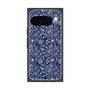 Premium Square Case with Pixelsnap［ Paisley - Blue ］
