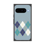 Premium Square Case with Pixelsnap［ Nordic Argyle - Blue ］