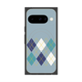 Premium Square Case with Pixelsnap［ Nordic Argyle - Blue ］