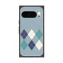 Premium Square Case with Pixelsnap［ Nordic Argyle - Blue ］