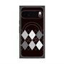 Premium Square Case with Pixelsnap［ Nordic Argyle - Black ］