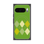 Premium Square Case with Pixelsnap［ Nordic Argyle - Green ］