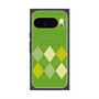 Premium Square Case with Pixelsnap［ Nordic Argyle - Green ］