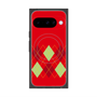 Premium Square Case with Pixelsnap［ Nordic Argyle - Red ］
