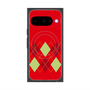 Premium Square Case with Pixelsnap［ Nordic Argyle - Red ］